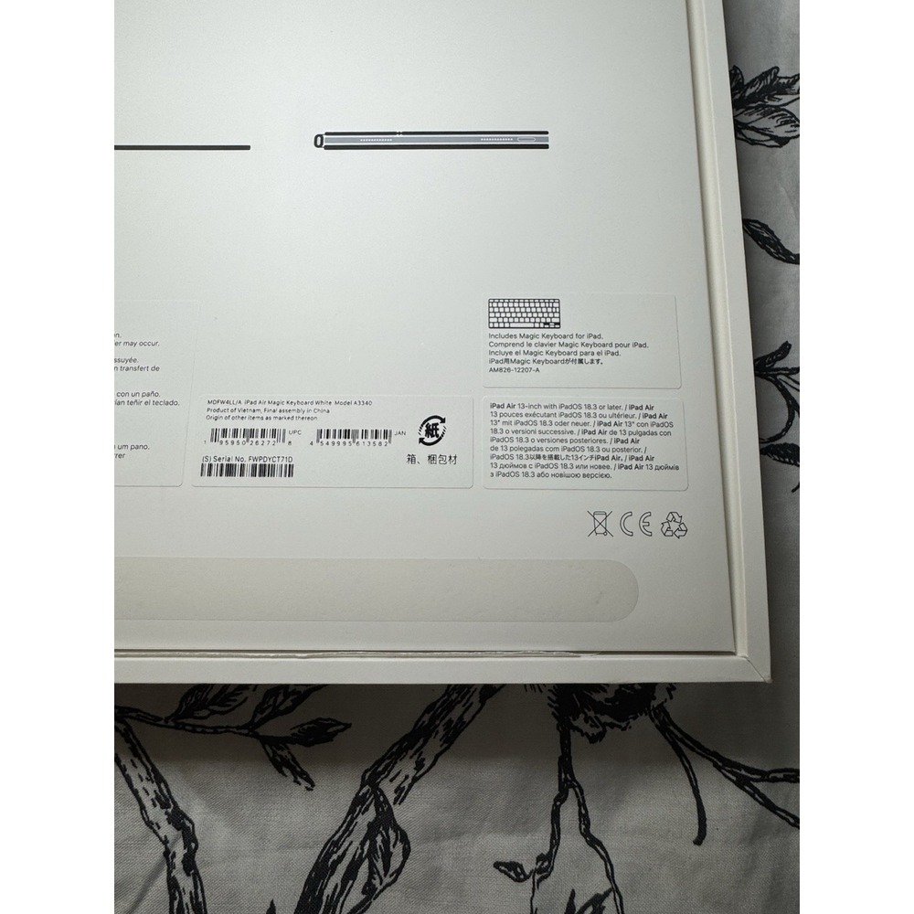 Apple iPad Magic Keyboard Empty Box Model A3340 M3 Inserts Included - Picture 4 of 6
